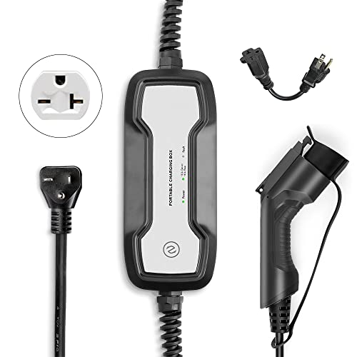 BESENERGY EV Charger Level 1/2 Switchable Current 10/16A NEMA 6-20 Plug 1