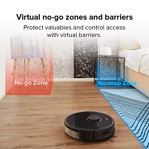 Roborock S5 MAX Robot Vacuum and Mop, Robotic Cleaner with Black