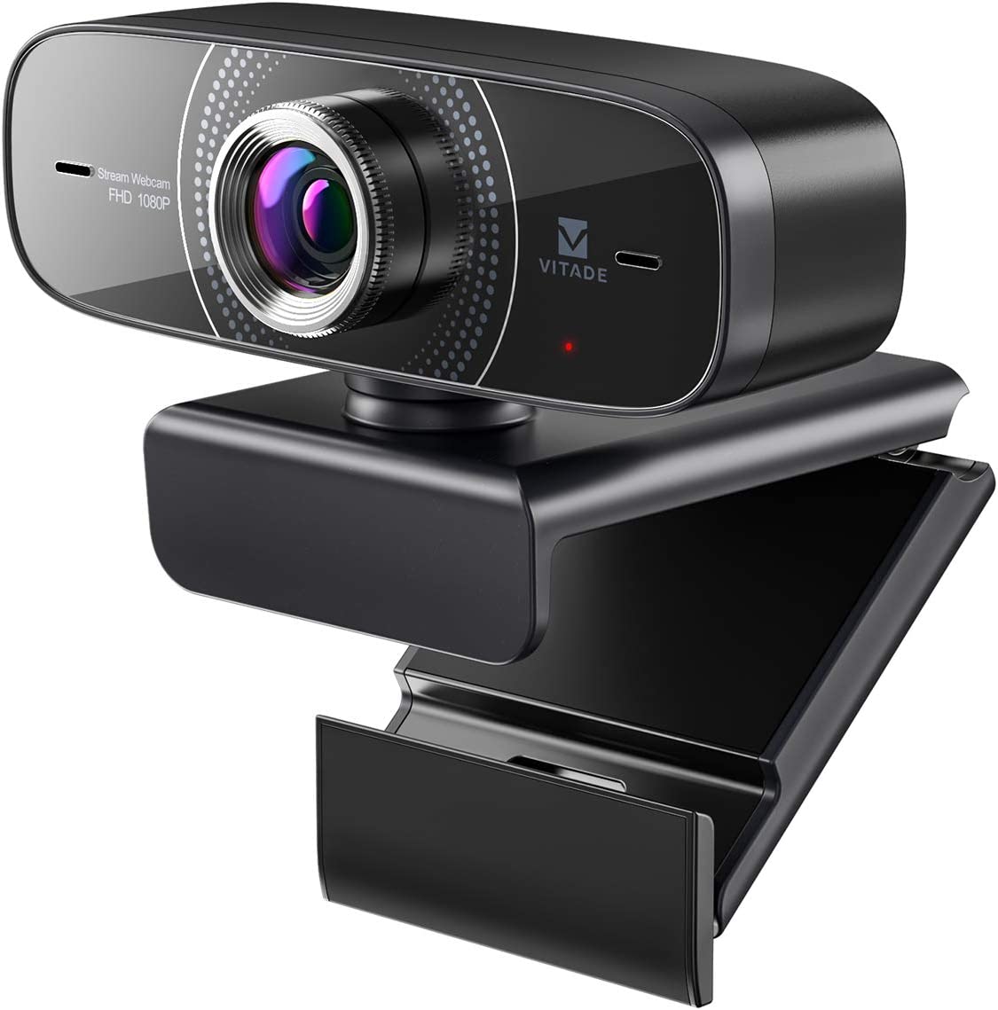 Webcam 1080P with Microphone HD Web Cam 30fps, Vitade 826M USB Computer Web...