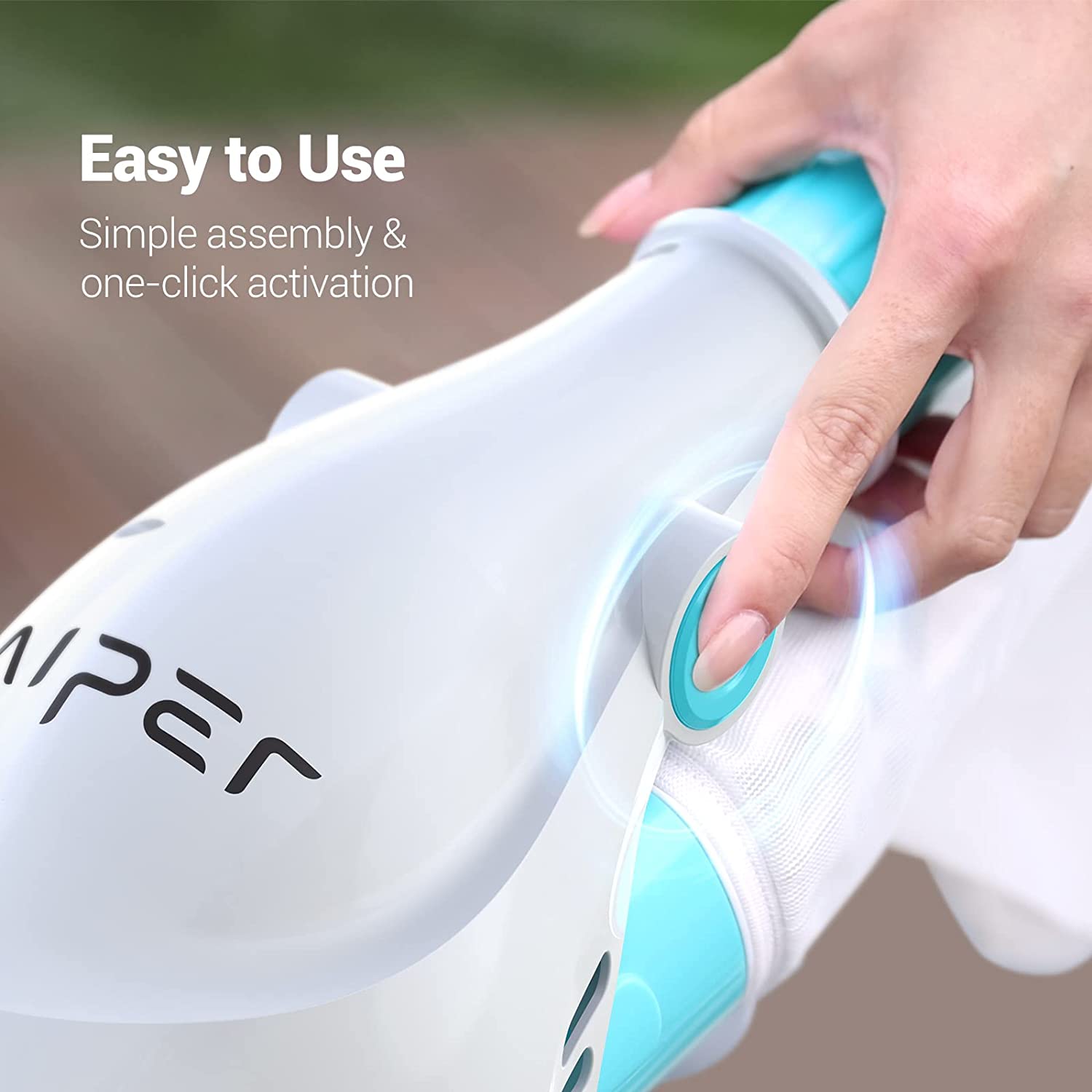 (2023 Upgraded) AIPER Cordless Pool Vacuum, Handheld Rechargeable Pool  Cleaner for Deep Cleaning, Runs up to 60 Min, Battery Pool Vacuum for Above