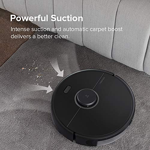 Roborock S5 MAX Robot Vacuum and Mop, Robotic Cleaner with Black