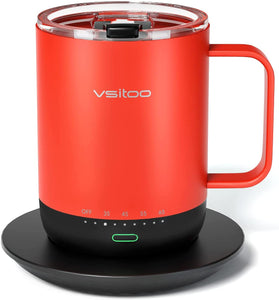 VSITOO Coffee Mug Warmer & Mug Set, Beverage Cup Warmer for Desk Home  Office Use, Heated