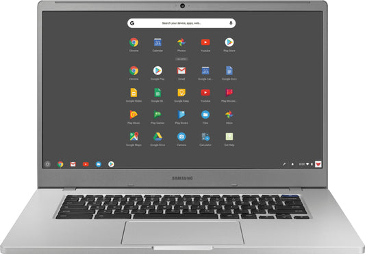 Samsung - 15.6" Chromebook - Intel Celeron - 4GB Memory - 128GB eMMC Flash...