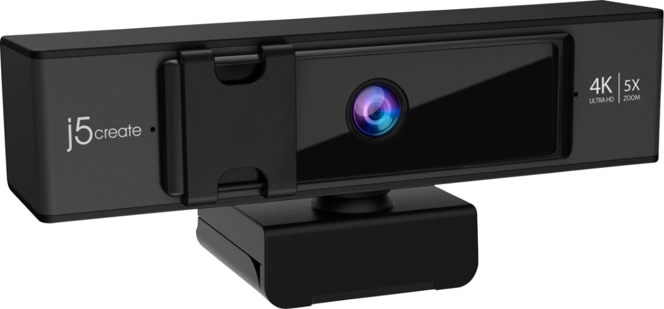 USB™ 4K ULTRA HD Webcam with 5x Digital Zoom Remote Control – j5create