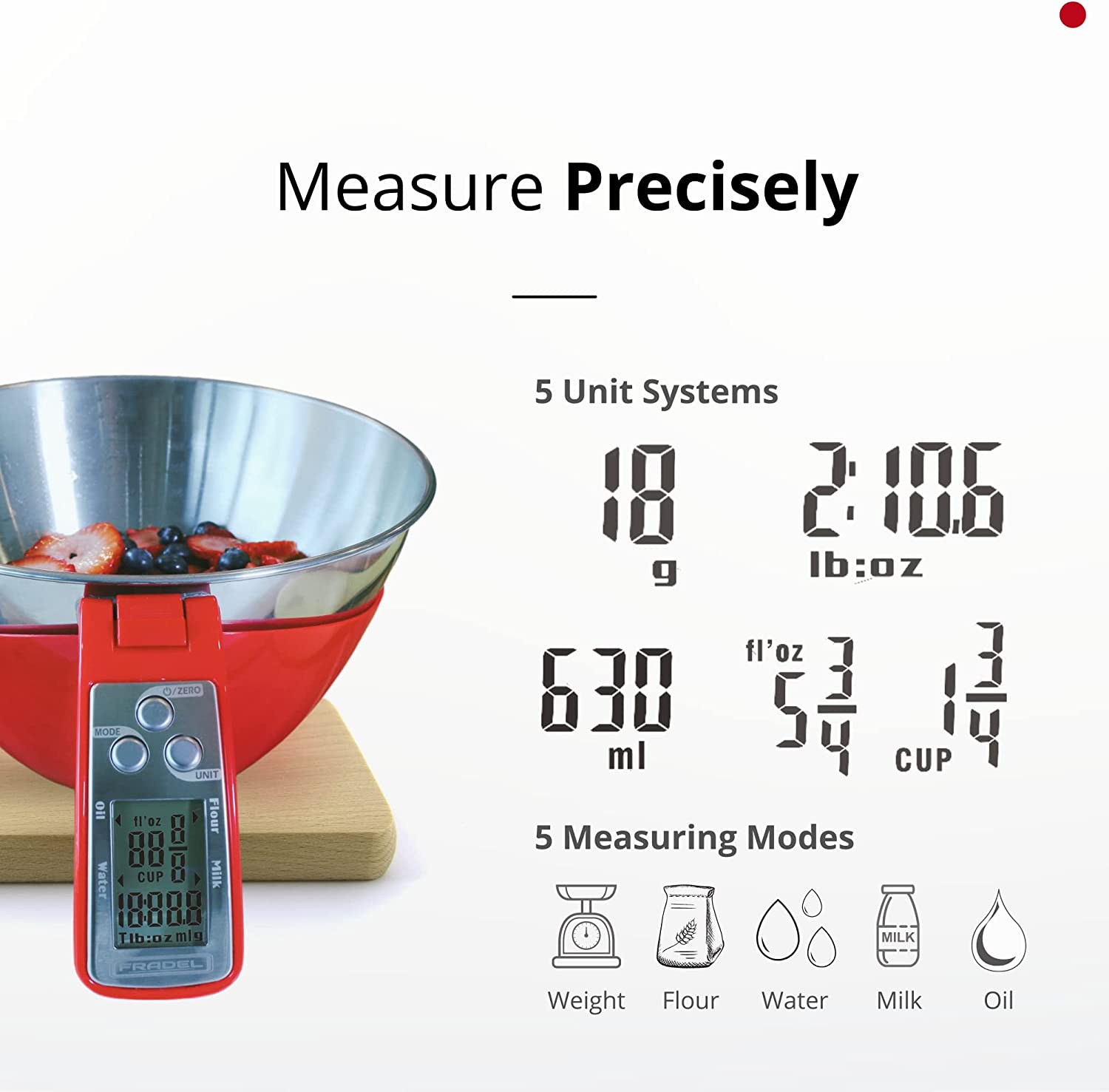Measuring Bowl Digital Kitchen Scale