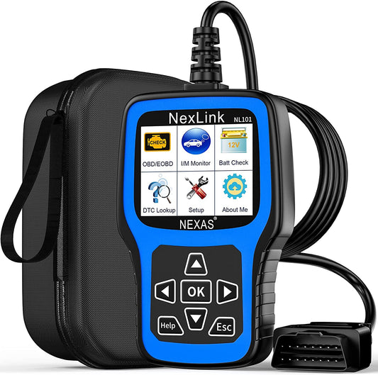 NEXAS NL101 OBD2 Scanner | Car Check Engine Light Code Reader | Free Update,...