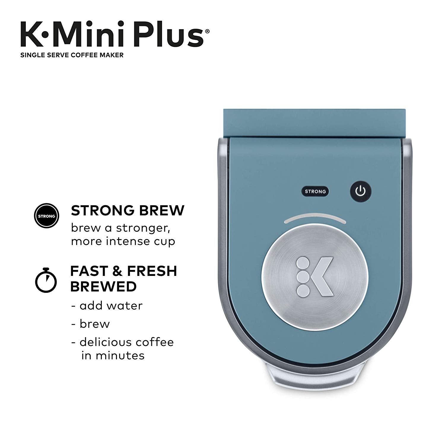 Keurig K-Mini Plus Single Serve K-Cup Pod Coffee Maker, Evening