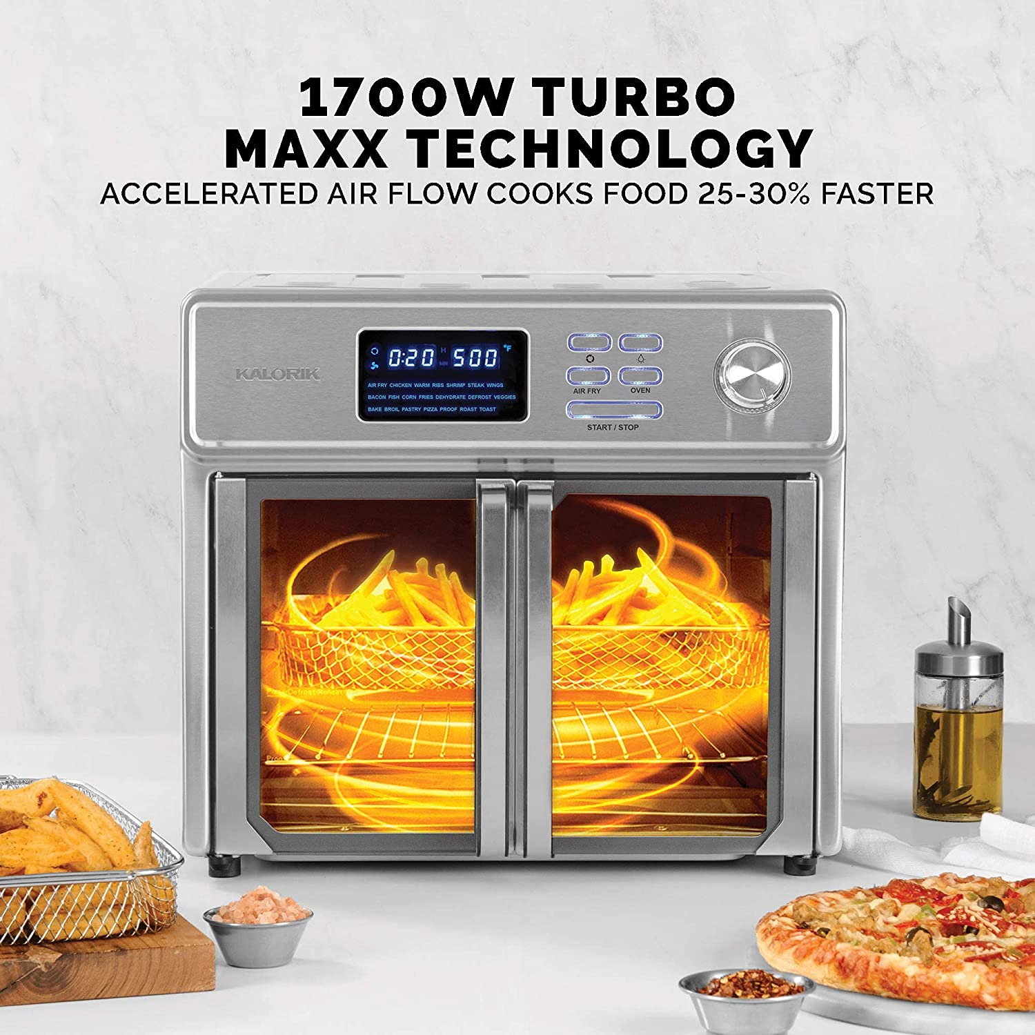 Kalorik Maxx Stainless Steel Digital Air Fryer