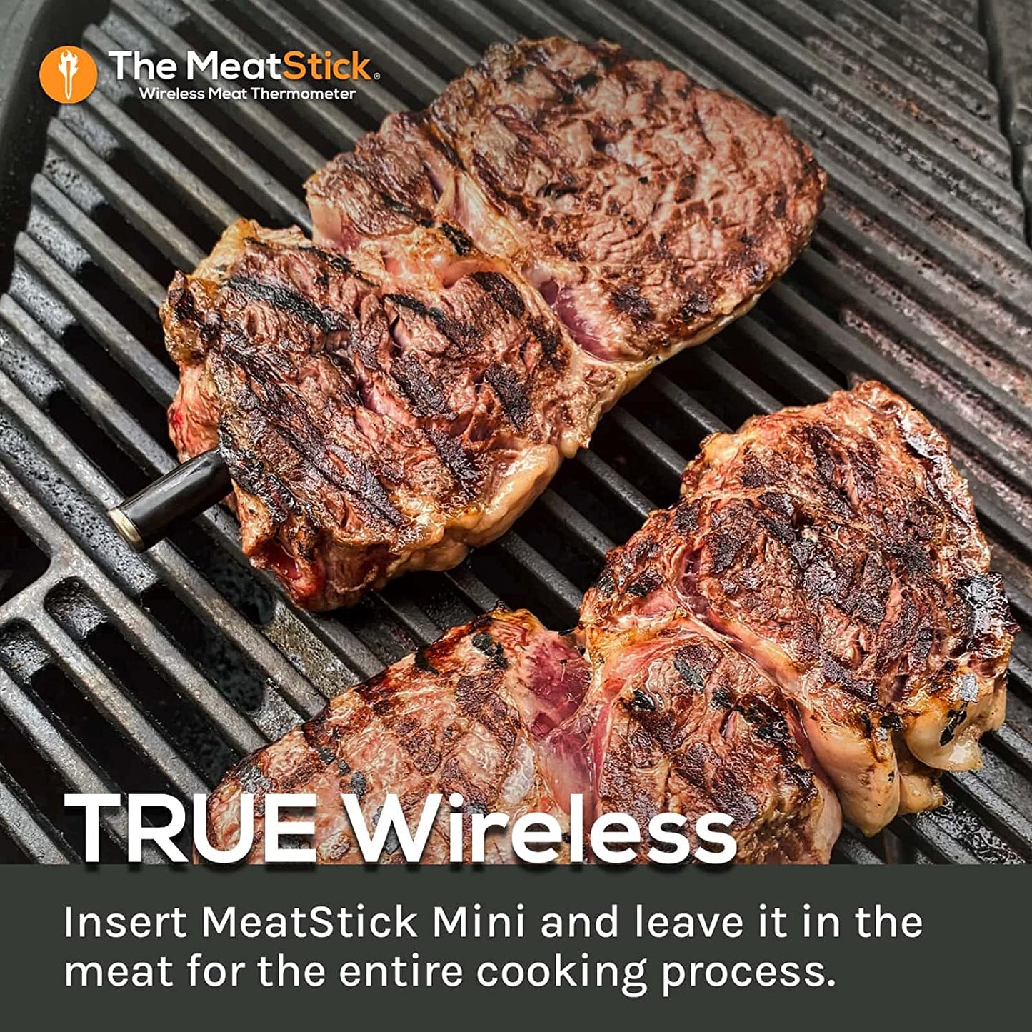 MeatStick MiniX Set | Wireless Meat Thermometer with Bluetooth | 260ft Range...