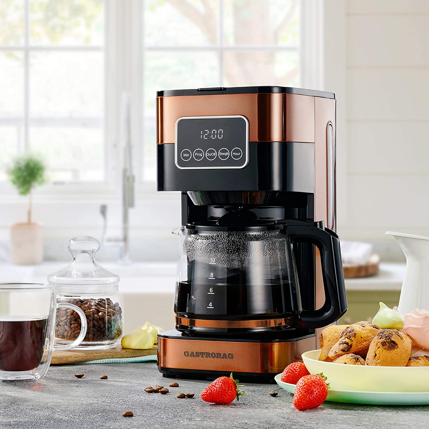 copper coffee maker