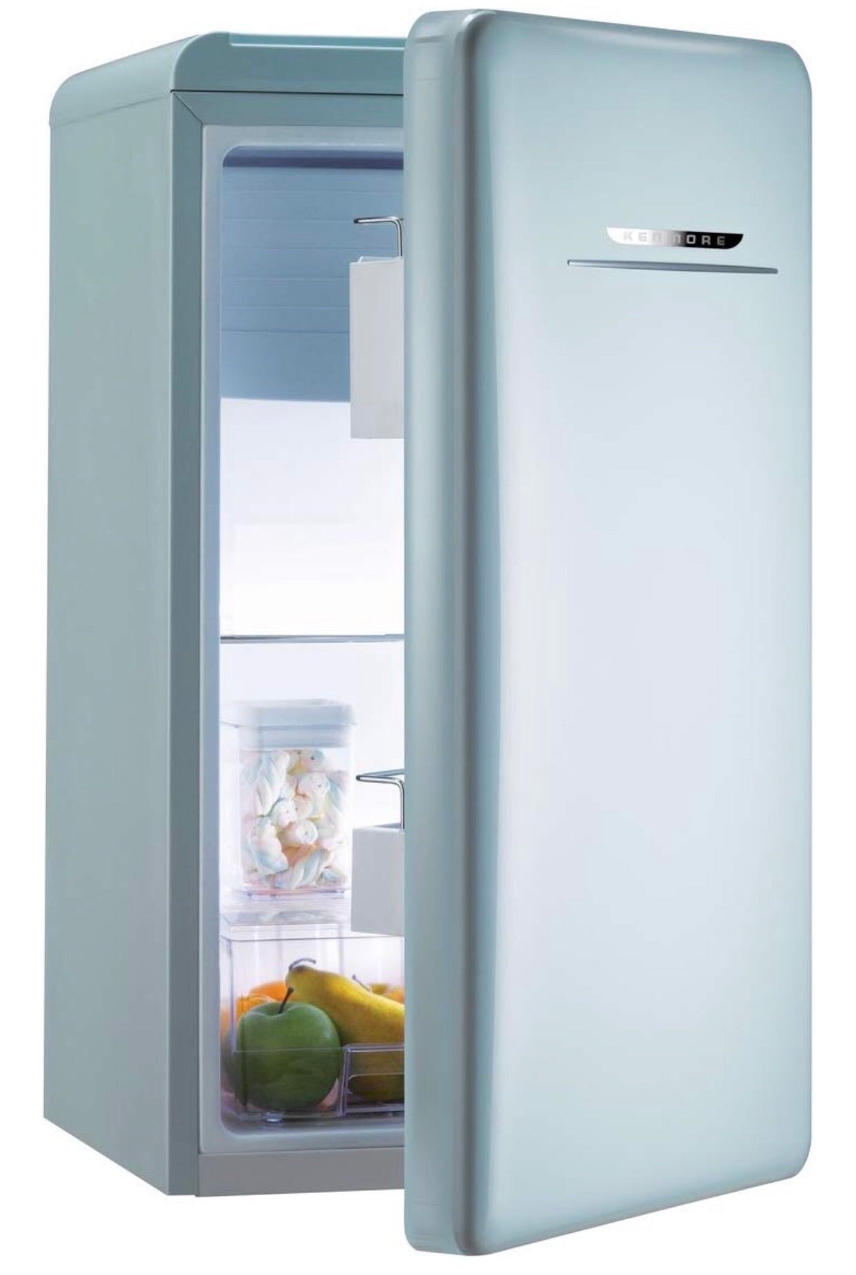 Kenmore 99098 Compact Mini Refrigerator, 4.4 cu. ft. in Mint Green - YPRP